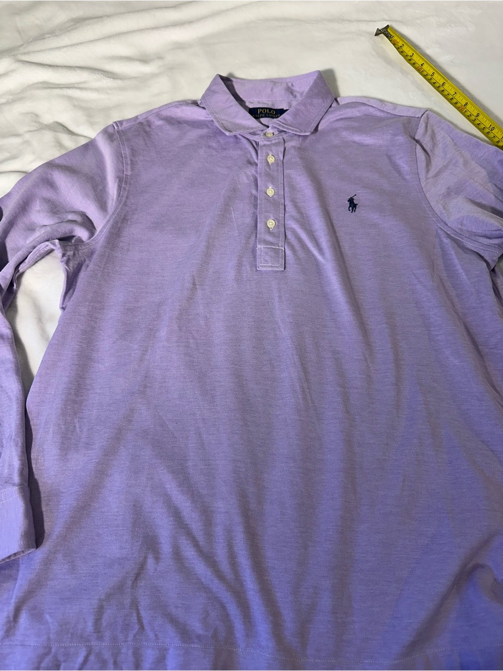 Polo by Ralph Lauren Lavender Polo long sleeve Shirt - XL